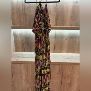 T-Bags Los Angeles Knot Front Maxi Dress Size S